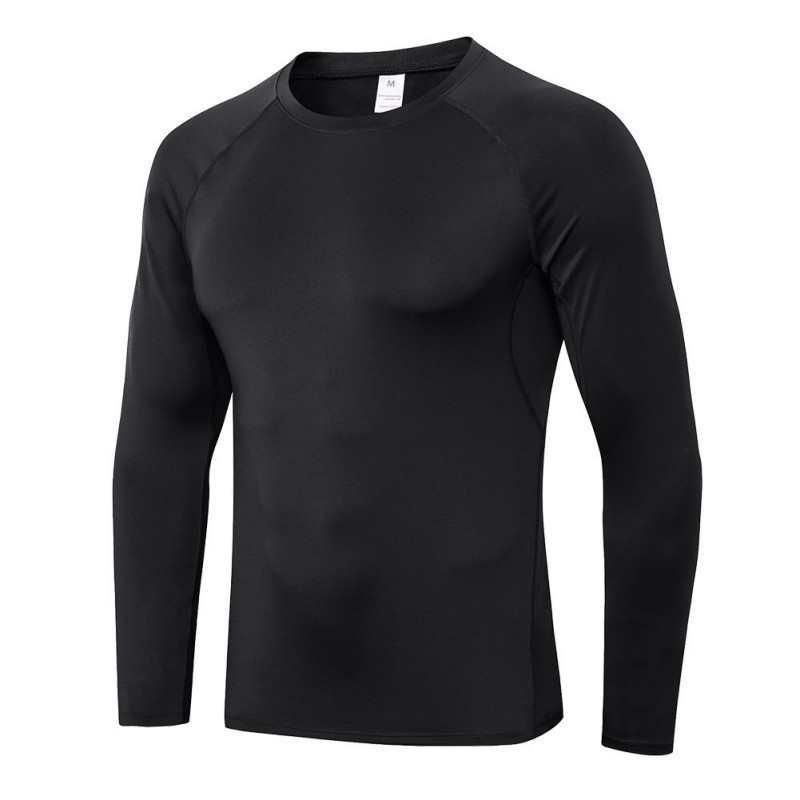 New Mens Compression Skins Base Layer Sports Long Sleeve T-Shirt Tight Tops Tee 