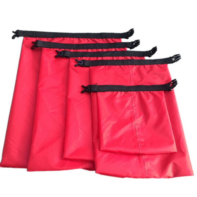 5pcs Waterproof Dry Bag Storage Bags Buckled Sack Kayaking Drifting Outdoor US 