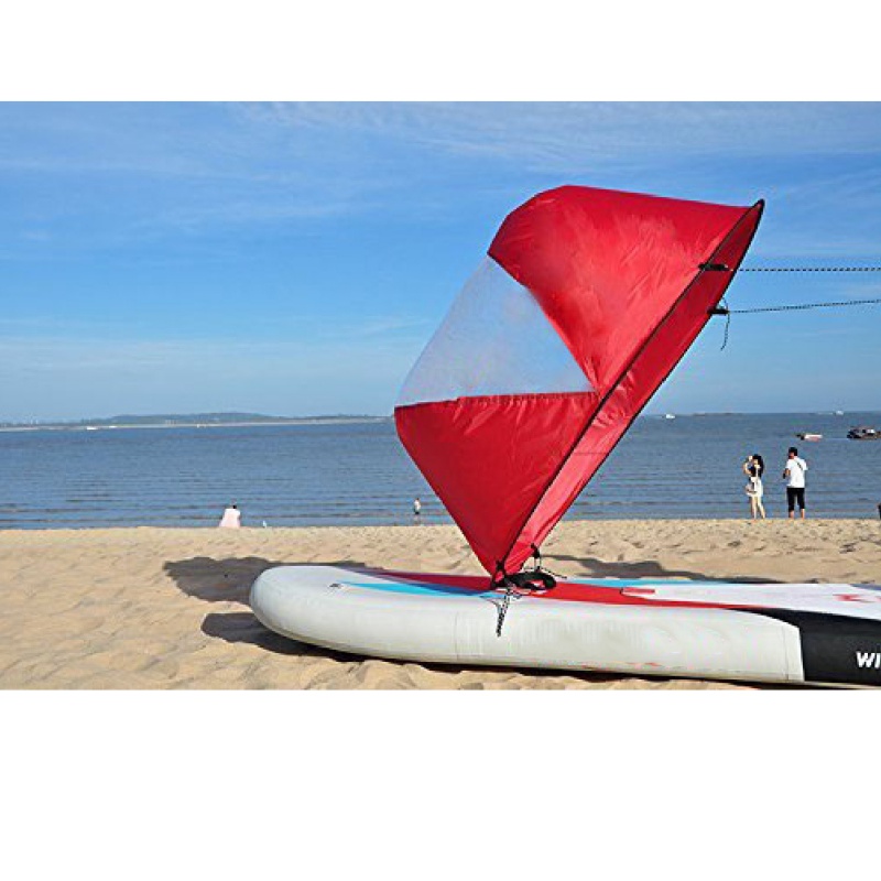 New 42" Durable Kayak Boat Wind Sail Sup Paddle Board Sailing Windpaddle Canoe 